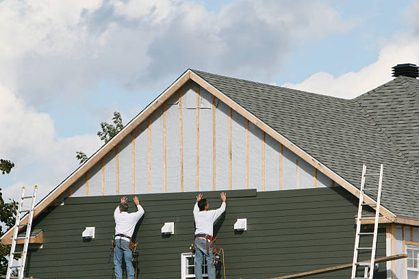 Professional Siding Repair technician working in Reva, VA